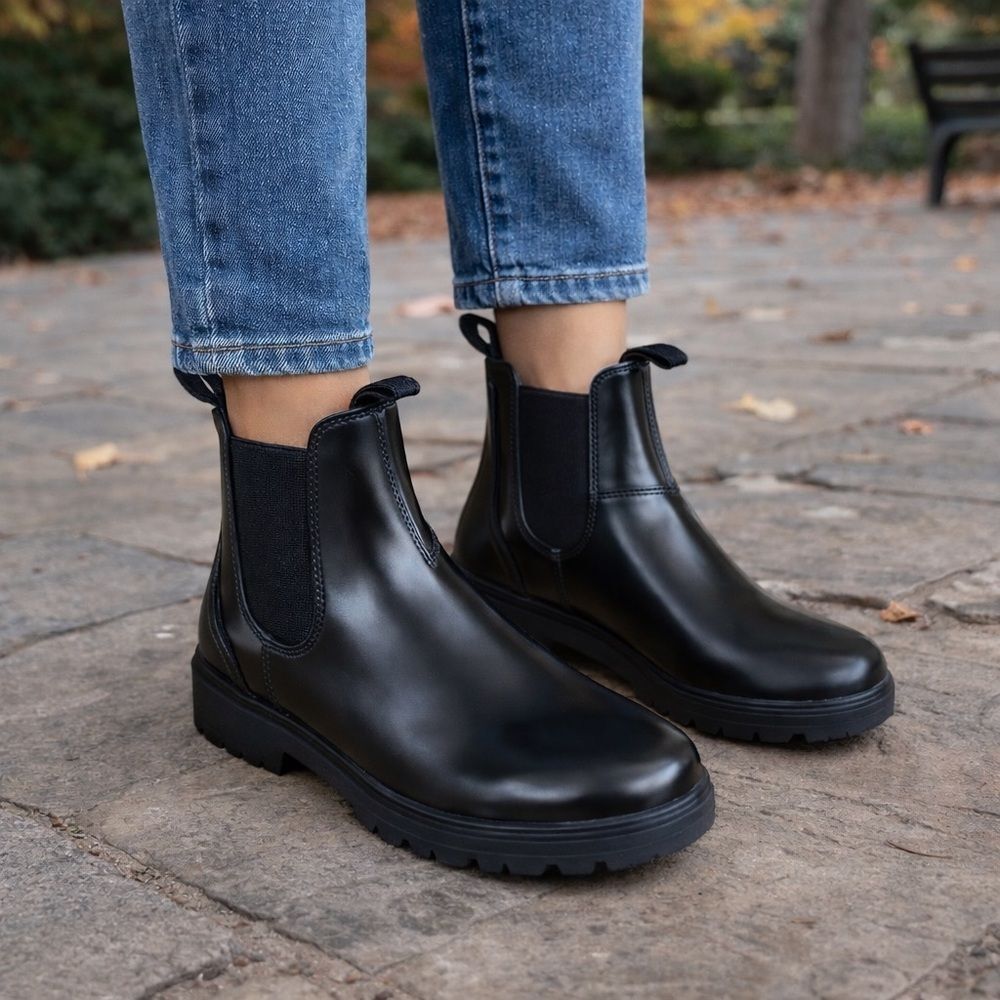 Aquatherm Leather Water Resistant Insulated Chelsea Boots